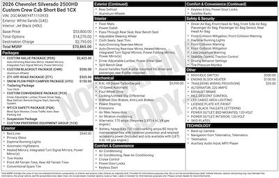 New 2026 Chevrolet Silverado 2500 - photo 1