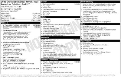 New 2026 Chevrolet Silverado 1500 - photo 1