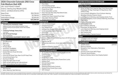 New 2026 Chevrolet Colorado - photo 1