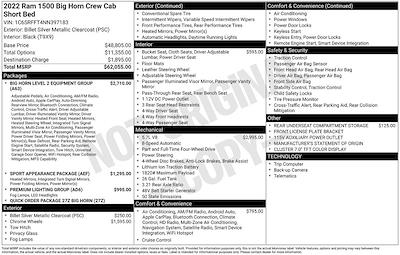 Used 2022 Ram 1500 Lone Star Crew Cab for sale #1X1035 - photo 2