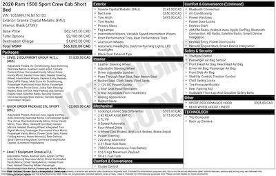 Used 2020 Ram 1500 Rebel Crew Cab for sale #1X1072 - photo 2