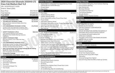 2020 Chevrolet Silverado 2500 Crew Cab SRW 4WD Pickup for sale #C27178A - photo 2