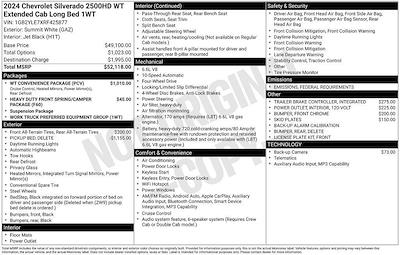 New 2024 Chevrolet Silverado 2500 - photo 1