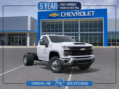 New 2025 Chevrolet Silverado 3500 Work Truck Regular Cab 4x4 60 CA Cab Chassis for sale #C31257 - photo 1