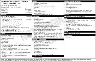 2019 Chevrolet Silverado 1500 Crew Cab 4WD Pickup for sale #C31676A - photo 2