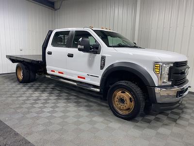 Used 2018 Ford F-550 XL Crew Cab 4WD 5' Rugby Steel Flatbed Truck for sale #570580 - photo 1