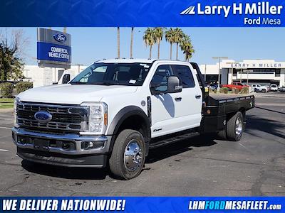 2024 Ford F-450 Crew Cab DRW 4WD, Hillsboro GII Steel Flatbed Truck for sale #MFDB241988 - photo 1