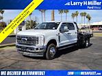 2024 Ford F-350 Crew Cab DRW 4WD, Hillsboro GII Steel Flatbed Truck for sale #MFDB242185 - photo 1