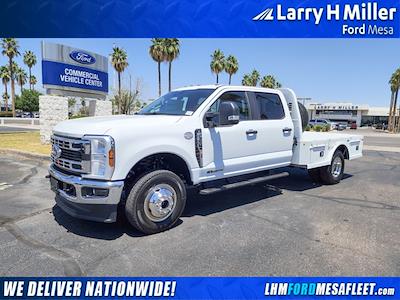 New 2025 Ford F-350 XL Crew Cab 4WD 9' Knapheide Steel Flatbed Truck for sale #MFDB251063 - photo 1