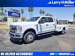 New 2025 Ford F-350 XL Crew Cab 4WD 9' Knapheide Steel Flatbed Truck for sale #MFDB251063 - photo 1