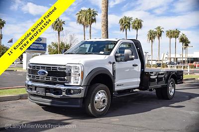 2024 Ford F-550 Regular Cab DRW 4WD, Knapheide PGNC Gooseneck Flatbed Truck for sale #MFDF241554 - photo 1