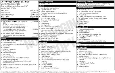 2019 Dodge Durango AWD SUV for sale #FORD MY - photo 2