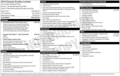 Used 2019 Chrysler Pacifica - photo 1