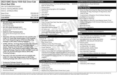 2023 GMC Sierra 1500 Crew Cab 4x4 Pickup for sale #X5FG12950A - photo 2