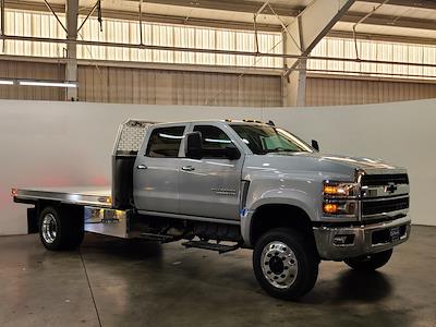 2023 Chevrolet Silverado 6500 Crew Cab DRW 4x4, Wickum Weld Flatbed Truck for sale #G23710 - photo 1