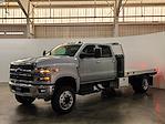 2023 Chevrolet Silverado 6500 Crew Cab DRW 4x4, Wickum Weld Flatbed Truck for sale #G23710 - photo 6