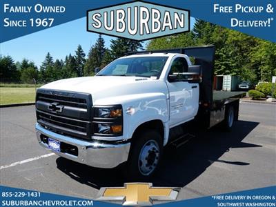 New 2019 Chevrolet Silverado 4500 Work Truck Regular Cab 4x2 12' Knapheide Flatbed Truck for sale #T190661 - photo 1