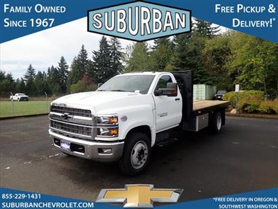 New 2019 Chevrolet Silverado 5500 Regular Cab 4x2 14' 4" Rugby Flatbed Truck for sale #T191011 - photo 1
