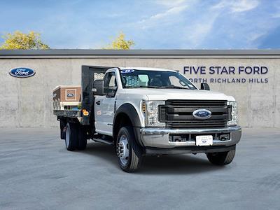 2019 Ford F-550 Regular Cab DRW 4x2 Flatbed Truck for sale #SDA03589A - photo 1