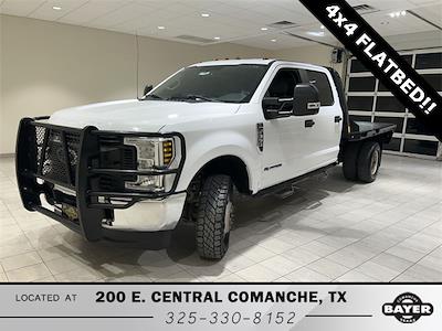 2018 Ford F-350 Crew Cab DRW 4x4, Flatbed Truck for sale #F27995 - photo 1