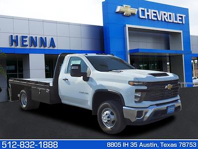 2024 Chevrolet Silverado 3500 Regular Cab 4x4, Knapheide PGTB Utility Gooseneck Flatbed Truck for sale #RF446756 - photo 1