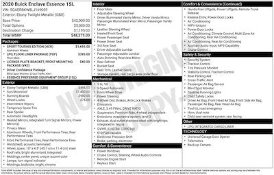 2020 Buick Enclave FWD SUV for sale #LJ169059 - photo 2