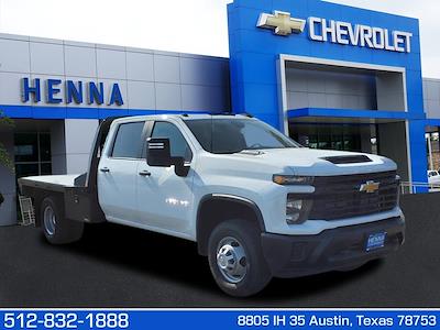 2024 Chevrolet Silverado 3500 Crew Cab 4x4, PJ Truck Beds Flatbed Truck for sale #RF409534 - photo 1