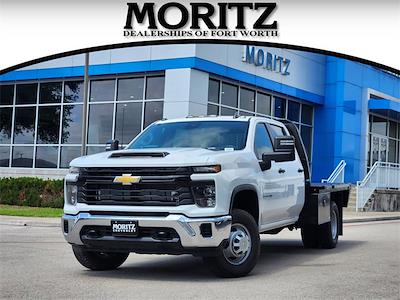 New 2025 Chevrolet Silverado 3500 Work Truck Crew Cab 4WD Flatbed Truck for sale #263296 - photo 1