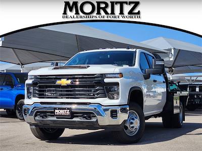 New 2025 Chevrolet Silverado 3500 Work Truck Crew Cab 4WD Flatbed Truck for sale #263399 - photo 1