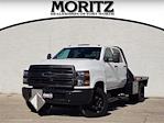 2023 Chevrolet Silverado 5500 Crew Cab DRW RWD, Flatbed Truck for sale #496377 - photo 1