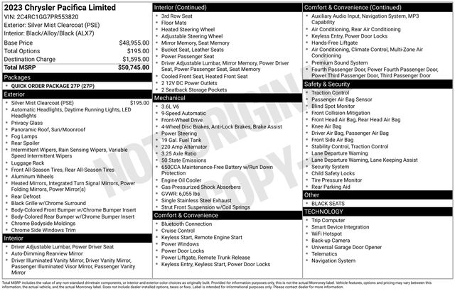 Used 2023 Chrysler Pacifica - photo 38