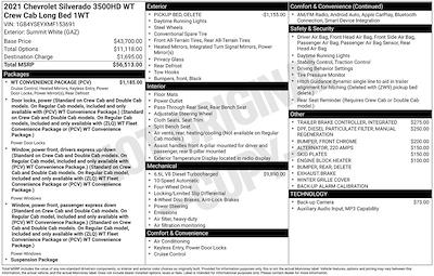 Used 2021 Chevrolet Silverado 3500 Crew Cab Cab Chassis for sale #60135AA - photo 2