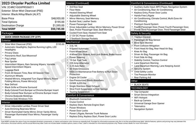 Used 2023 Chrysler Pacifica - photo 46