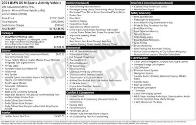 2021 BMW X5 AWD SUV for sale #C250237A - photo 2