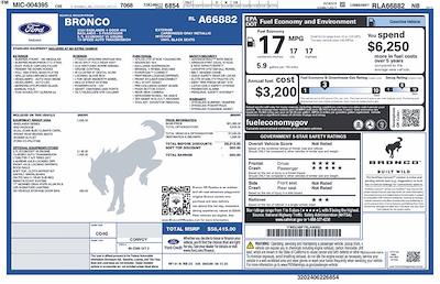 2024 Ford Bronco 4WD SUV for sale #C260586A - photo 2