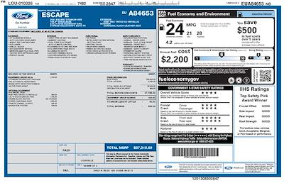 2014 Ford Escape AWD SUV for sale #C260688A - photo 2