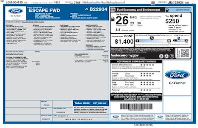 2018 Ford Escape FWD SUV for sale #C26D0900A - photo 2