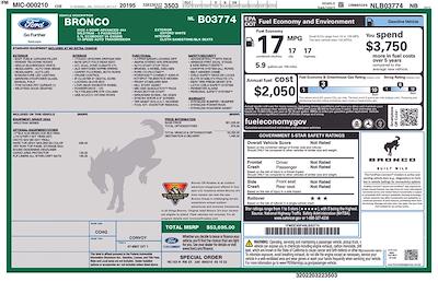 2022 Ford Bronco 4WD SUV for sale #CUN0946A - photo 2