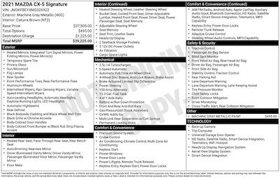2021 Mazda CX-5 AWD SUV for sale #CUN0957 - photo 2