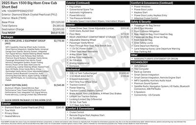 2025 Ram 1500 Crew Cab 4WD Pickup for sale #CUN1010 - photo 2