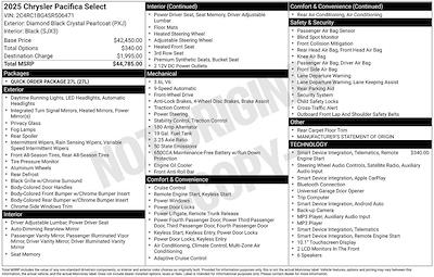 2025 Chrysler Pacifica FWD Minivan for sale #CUN1011 - photo 2