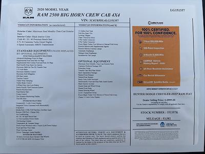 2020 Ram 2500 Crew Cab 4WD Pickup for sale #151357R - photo 1