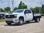 New 2024 Chevrolet Silverado 3500 Work Truck Crew Cab 4WD 9' 6" Knapheide Steel Flatbed Truck for sale #CR49948 - photo 1