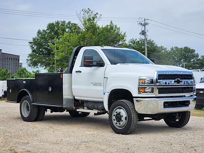 2024 Chevrolet Silverado 5500 Regular Cab DRW 4WD CM Truck Beds Flatbed Truck for sale #CR91341 - photo 1