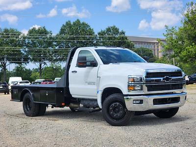 2023 Chevrolet Silverado 5500 Regular Cab DRW RWD, CM Truck Beds SK Model Flatbed Truck for sale #FQ75603C - photo 1