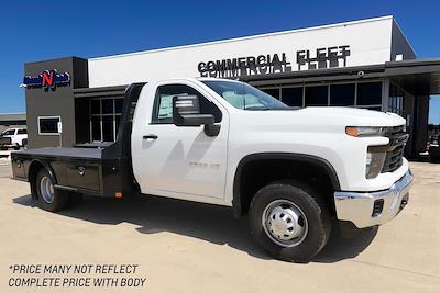 New 2024 Chevrolet Silverado 3500 Work Truck Regular Cab 4WD 11' 4" CM Truck Beds Steel Flatbed Truck for sale #422217 - photo 1