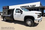 New 2024 Chevrolet Silverado 3500 Work Truck Regular Cab 4WD 11' 4" CM Truck Beds Steel Flatbed Truck for sale #422217 - photo 1