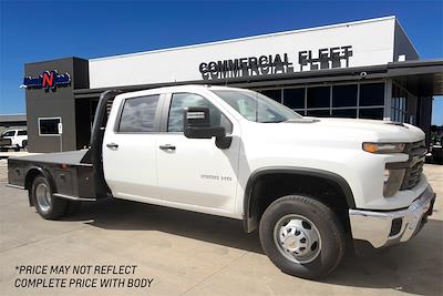 2024 Chevrolet Silverado 3500 Crew Cab 4WD, Bedrock Flatbed Truck for sale #445309 - photo 1