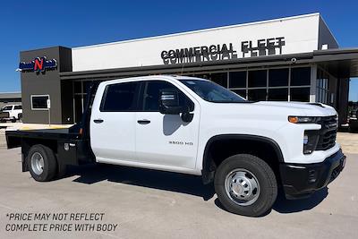 New 2024 Chevrolet Silverado 3500 Work Truck Crew Cab 4WD Flatbed Truck for sale #FRF411139 - photo 1