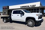 New 2024 Chevrolet Silverado 3500 Work Truck Crew Cab 4WD Flatbed Truck for sale #FRF411139 - photo 1